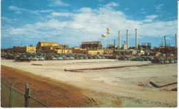 Orange TX Texas, Sabine River Works DuPont Chemical Plant, Auto, Industry, C1950s Vintage Postcard - Other & Unclassified