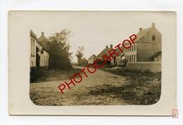 BEERST-DIKSMUIDE-Rue Du Village-CARTE PHOTO Allemande-GUERRE 14-18-1WK-BELGIQUE-BELGIEN- - Diksmuide