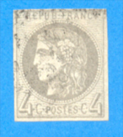 France 1870 : Cérès, émission Dite De Bordeaux N° 41B Oblitéré - 1870 Bordeaux Printing