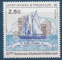 1988 SAINT PIERRE MIQUELON 492** Bateau, Prohibition - Neufs