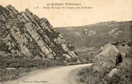 CPA -GOUAREC (22) - Route Traversant Les Gorges Sauvages Du Longeau Près De Gouarec - Gouarec
