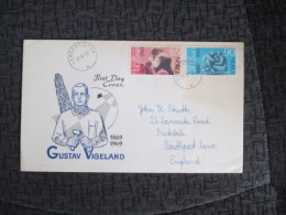 NORWAY FDC 1969 GUSTAV VIGELAND - FDC