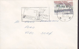 Denmark SORØ 1987 'Petite' Cover Brief Post Office The Old Town Aarhus Stamp (Cz. Slania) - Covers & Documents