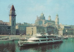 Passau - Fahrgastschiff Ardealul (Siebenbürgen) Mit   Bordstempel.  A-2011 - Passau