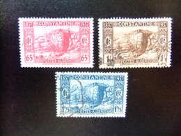 200 ALGERIE ARGELIA 1937 / CENTENARIO De La PRESA DE CONSTANTINE / YVERT 131 / 133 FU Incomp. - Used Stamps