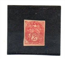 FRANCE   Fragment D'entier Postal   Type Blanc   2 C     Année 1901-24     Y&T: 108 BJ6 - Autres & Non Classés