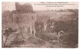 Chateau De Tonquedec    -  La Tour Isolée Et Les Ruines   -  Environs De Lannion - Tonquédec