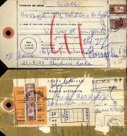 STORIA POSTALE PACCHI ALTI VALORI 2000 LIRE 1977 - Postal Parcels