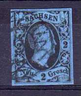 Saxony - 1852 - 2 Groschen - Used - Saxony