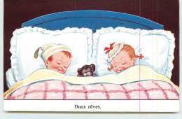JOHN WILLS    Doux Rêves. (carte Humoristique Enfants). - Wills, John