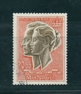 Timbre De Monaco - Oblitéré - Couple Princier - Gebruikt