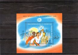 1985 - Anne Inter. De La Jeunesse Mi Bloc 214 Et Yv Bloc 173 MNH - Unused Stamps