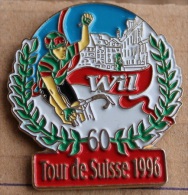 60 EME TOUR DE SUISSE CYCLISTE 1996 - VELO -VILLE ETAPE WIL - LAURIERS    -   (5) - Cycling