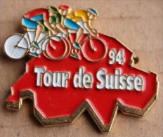 TOUR DE SUISSE CYCLISTE 1994 - VELO - CYCLISTE - CARTE DE LA SUISSE    -   (5) - Wielrennen