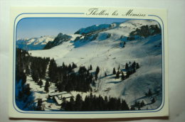 D 74 - Thollon Les Memises - Panorama Sur Les Pistes Des Mémises - Thollon