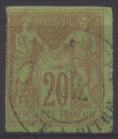 #43# COLONIES GENERALES N° 42 Oblitéré Pointe-à-Pitre (Guadeloupe) - Sage