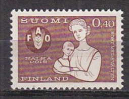 L5912 - FINLANDE FINLAND Yv N°550 ** CONTRE LA FAIM - Neufs