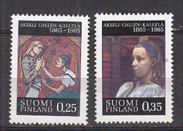 L5927 - FINLANDE FINLAND Yv N°570/71 ** TABLEAUX - Neufs