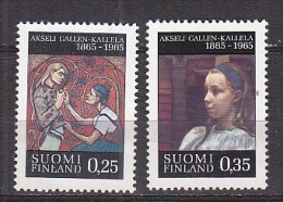 L5927 - FINLANDE FINLAND Yv N°570/71 ** TABLEAUX - Unused Stamps
