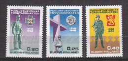 L5952 - FINLANDE FINLAND Yv N°611/13 ** DEFENSE - Unused Stamps