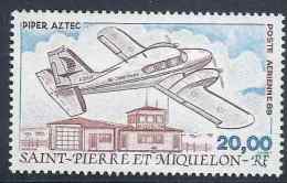 1989 SAINT PIERRE ET MIQUELON PA 68** Avion Piper Aztec - Ungebraucht