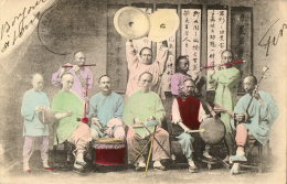 SHANGHAI (Chine) Orchestre Musiciens Chinois Gros Plan - China