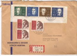 SPE1122 - GERMANIA , Raccomandata Contrassegno (mista Berlino) Del 1959 Per L'Italia . - Brieven En Documenten