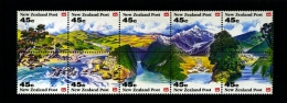 NEW ZEALAND - 1992  SCENIC  BLOCK  OF 10   MINT NH - Unused Stamps