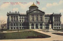 Ohio Toledo Lucas County Court House Front View - Toledo