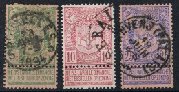 Sellos Serie Exposiciones Anvers 1894,  Num 68 A 70 º - 1894-1896 Exposiciones