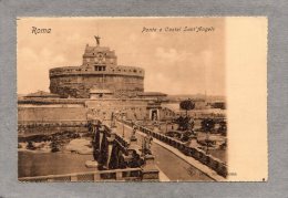 39648      Italia,  Roma -  Ponte  E  Castel  Sant"Angelo,  NV - Castel Sant'Angelo