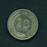 SINGAPORE - 1967 20c Circ - Singapour