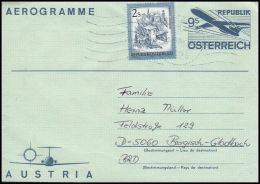 Austria 1986, Aerogramm To Germany - Altri & Non Classificati