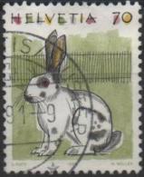 SUISSE 1364 (o) Lapin Rabbit Kaninchen Coniglio Conejo - Nager