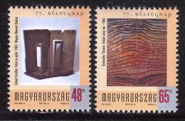 HUNGARY - 2004. 77th Stampday / Sculpture And Painting  MNH!!  Mi 4853-4854. - Unused Stamps