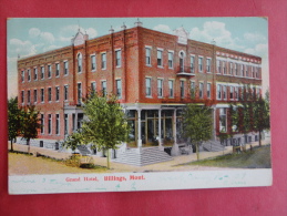 Billings,MT--Grand Hotel--not Mailed--PJ 108 - Billings