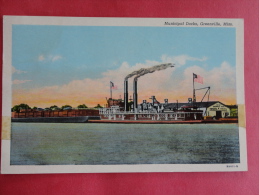 Greenville,MS--Municipal Docks--cancel 1954--PJ 108 - Sonstige & Ohne Zuordnung