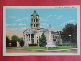 Greenwood,MS-- Court House--cancel 1956--PJ 109 - Andere & Zonder Classificatie