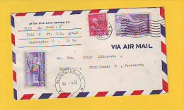 Old Letter - USA, Air Mail - 2a. 1941-1960 Oblitérés