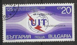 Bulgaria 1990  125th Ann. Of ITU  (o)  Mi.3837 - Used Stamps