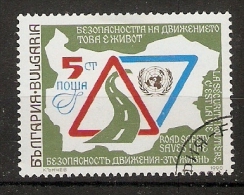 Bulgaria 1990  International Road Safety Year  (o)  Mi.3865 - Used Stamps