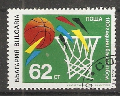 Bulgaria 1991  Centenary Of Basketball  (o)  Mi.3941 - Oblitérés