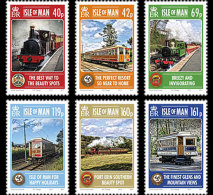 Isle Of Man  2013  Treinen   Railways Of Man  Postfris/mnh/neuf - Unused Stamps
