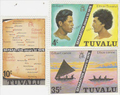 Tuvalu 1976 Separation MNH - Tuvalu