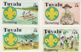 Tuvalu 1977 Scouts Set  MNH - Tuvalu (fr. Elliceinseln)