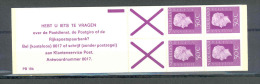 Nederland 1975 Carnet Timbres Courant Yvert C948a NVPH PB 18b MNH - Markenheftchen Und Rollen