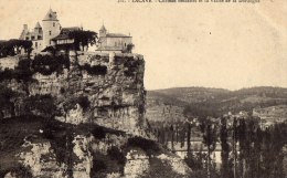 46 - LACAVE - Château Belcastel Et La Vallée De La Dordogne. - Lacave