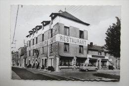 49 : Champtoceaux  - Hôtel Des Voyageurs Café  Restaurant  ( Carte Publicité  Double , Voiture  ) * - Champtoceaux