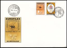 Hungary 1992, Cover "EUROFILEX 1992" - Covers & Documents