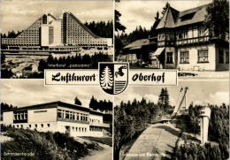 AK Oberhof, Interhotel Panorama, Schanzenbaude, Schanze Am Rennsteig, Gel, 1971 - Oberhof